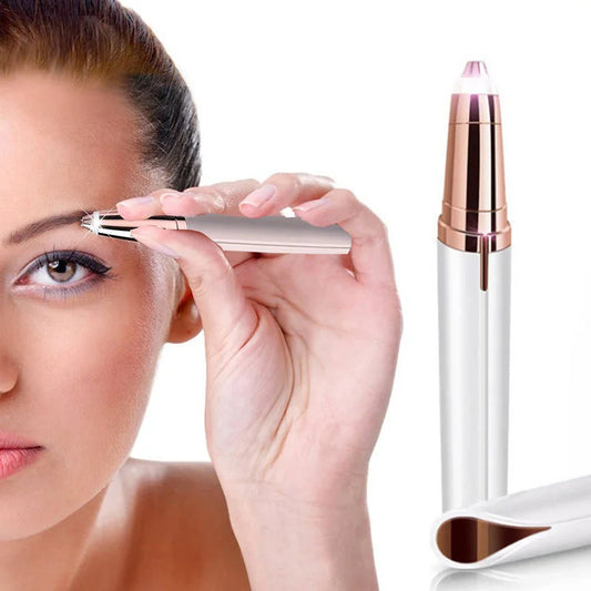 Épilateur sourcils – tondeuse professionnelle pour maquillage, rasoir visage femme, outil de mise en forme des sourcils.