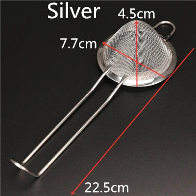 1pcs 304 Stainless Steel Conical Cocktail Sieve Great For Removing Bits From Juice Julep Strainer Cocktail Strainer Bar Strainer