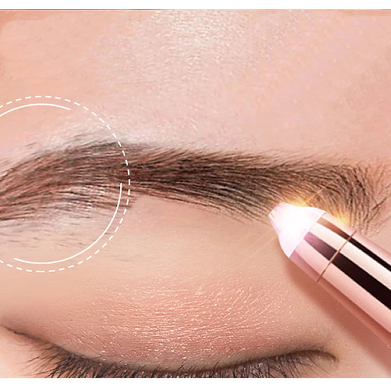 Épilateur sourcils – tondeuse professionnelle pour maquillage, rasoir visage femme, outil de mise en forme des sourcils.