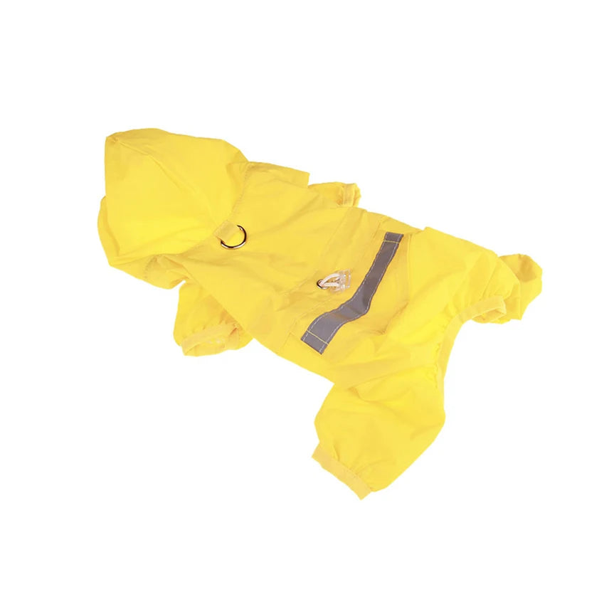 Imperméable décontracté pour chien et chat – manteau de pluie étanche avec capuche, combinaison de pluie pour animaux de compagnie, vêtements d'extérieur pour chiots.