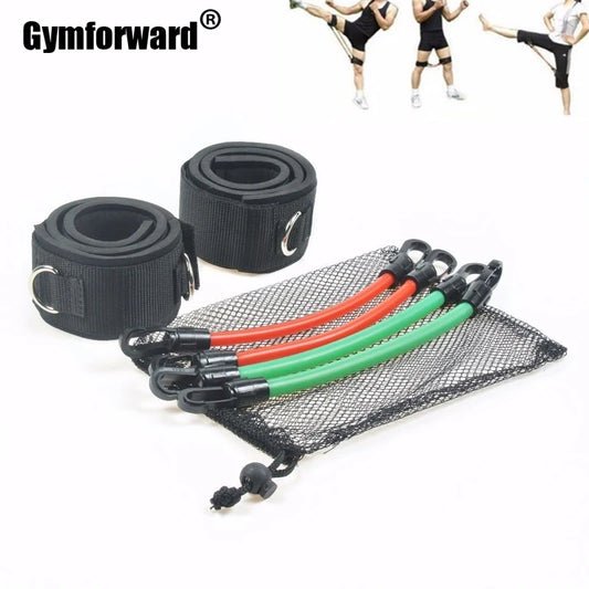 bandes de résistance fitness – tubes élastiques pour entraînement de vitesse, agilité, saut, musculation, crossfit et exercice en salle de sport.