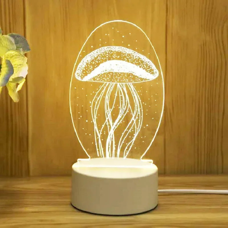 Lampe LED 3D "Romantic Love" pour la maison – veilleuse pour enfants, décoration de mariage, anniversaire, fête de la Saint-Valentin et lampe de chevet.