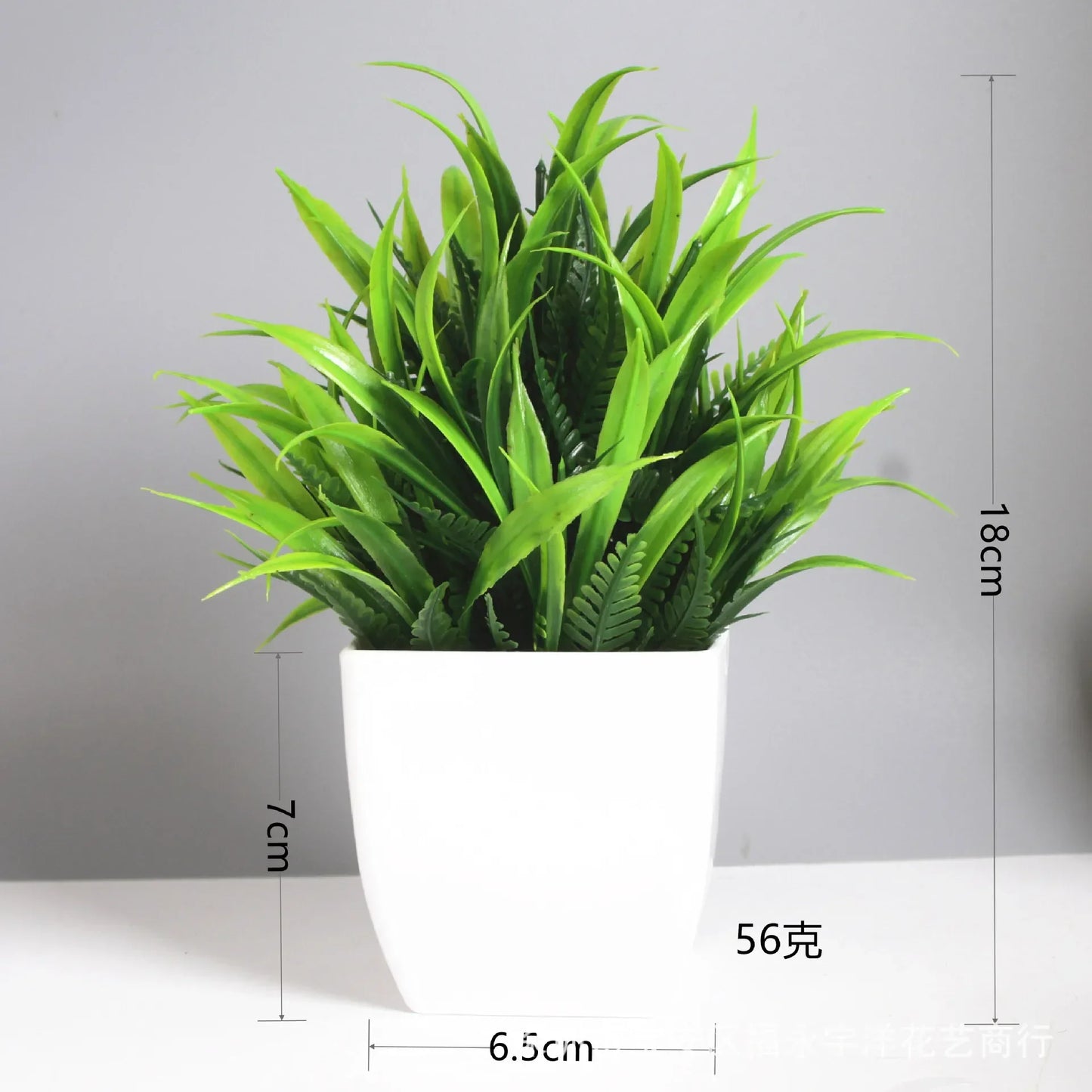 Bonsaï artificiel vert – plante factice d'eucalyptus en pot, décoration pour intérieur et extérieur, maison, chambre et jardin.