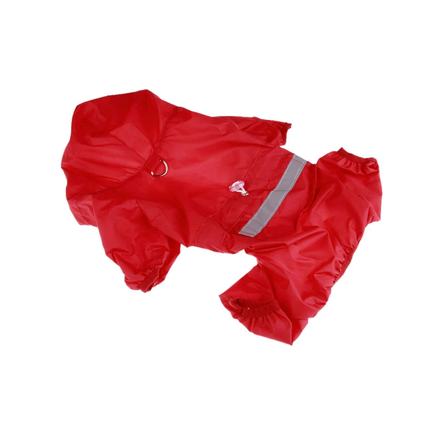 Imperméable décontracté pour chien et chat – manteau de pluie étanche avec capuche, combinaison de pluie pour animaux de compagnie, vêtements d'extérieur pour chiots.