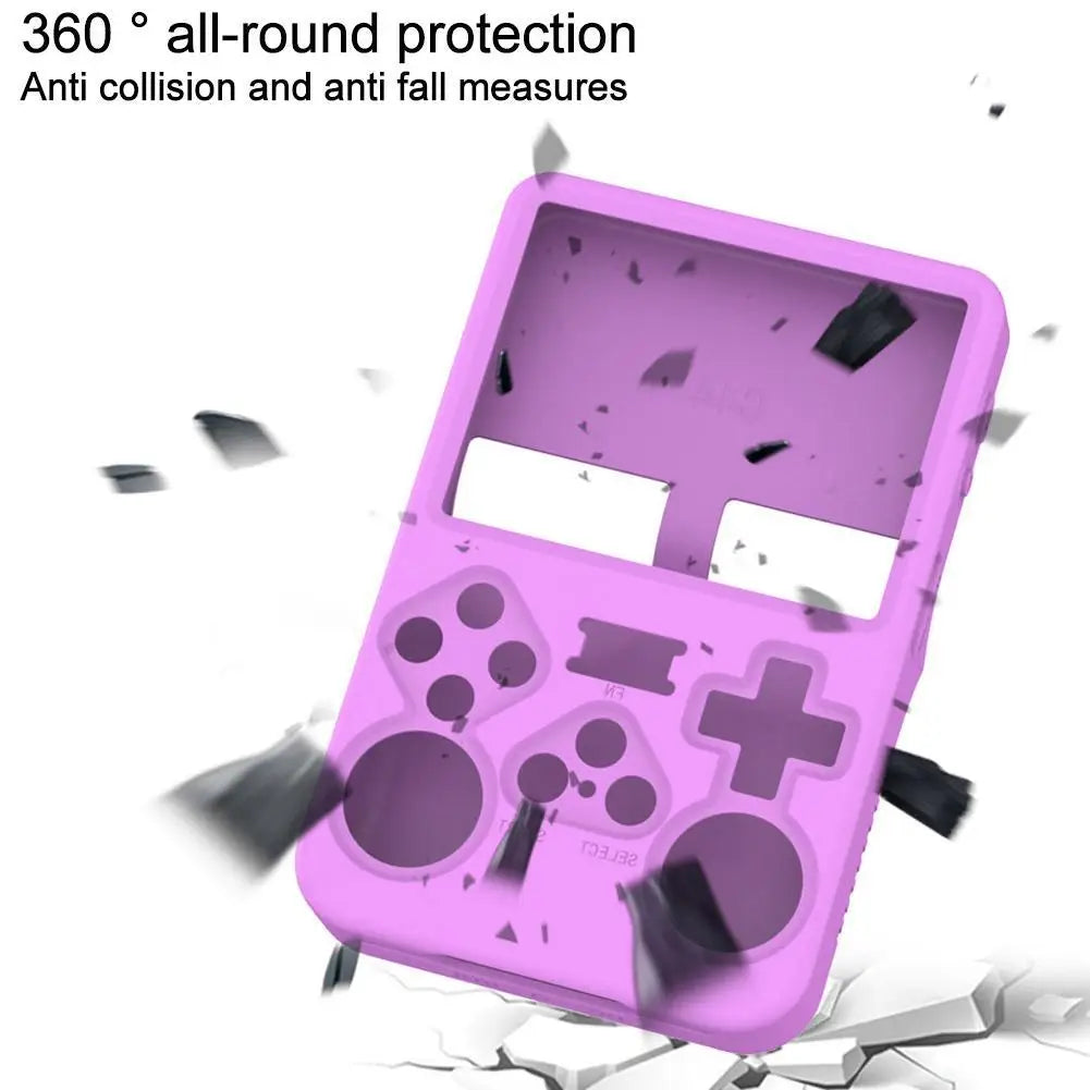 Étui en Silicone Ultra-Protecteur pour Console R36S – Anti-Rayures, Souple et Résistant avec Boîte de Rangement !