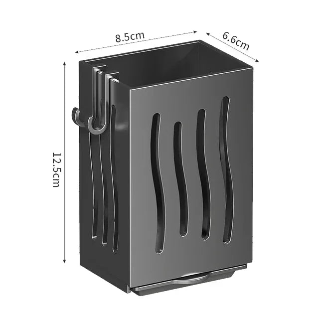 Organisateur multifonctionnel pour ustensiles de cuisine – rack de rangement, porte-baguettes égouttoir, organisateur mural ou autoportant pour couverts et vaisselle.