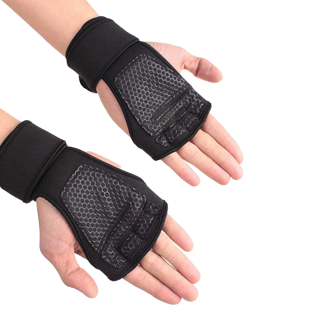 Gants d'entraînement pour musculation – gants de sport respirants pour hommes et femmes, cyclisme, fitness, protection des paumes, gants de gym sans doigts.