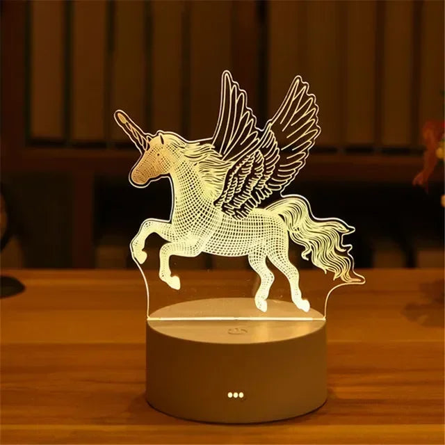 Lampe LED 3D "Romantic Love" pour la maison – veilleuse pour enfants, décoration de mariage, anniversaire, fête de la Saint-Valentin et lampe de chevet.