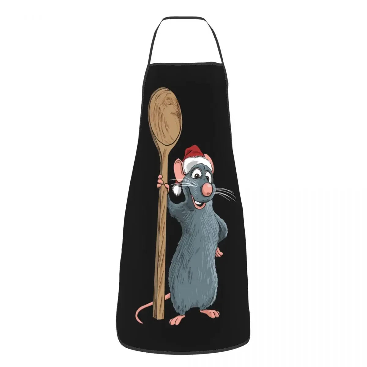 Tablier " Chef Ratatouille " – tablier de chef pour cuisine, cuisson et pâtisserie, convenant aux hommes et aux femmes, avec le slogan "Anyone Can Cook", idéal également pour la peinture.