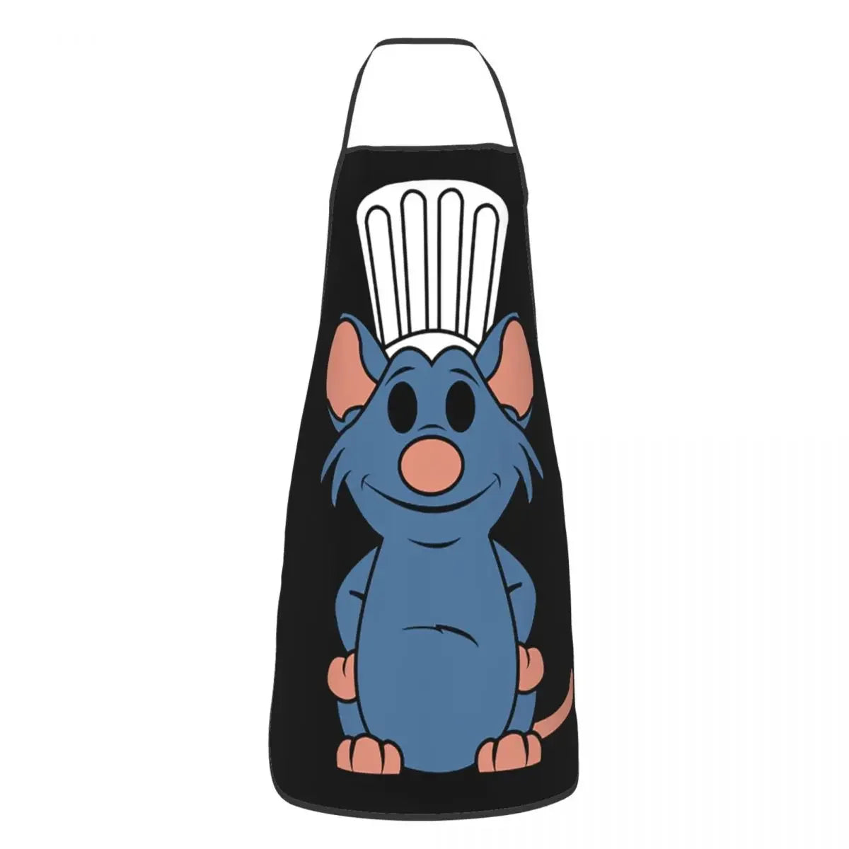 Tablier " Chef Ratatouille " – tablier de chef pour cuisine, cuisson et pâtisserie, convenant aux hommes et aux femmes, avec le slogan "Anyone Can Cook", idéal également pour la peinture.