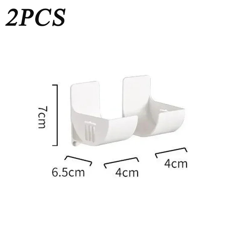 Organisateur mural sans perçage – plateau de rangement pour étagère de cuisine, organisateur pour film alimentaire et sacs poubelle, étagère latérale de rangement pour armoire et réfrigérateur.