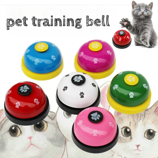 Cloche D'Entraînement Interactive Pour Chien Et Chat, Jouet Appelé QueSmall Bells, Anneau D'Empreinte Chat, Chaton, Alimentation